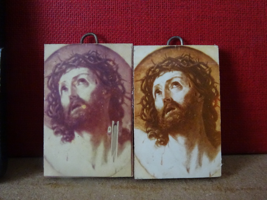 Set miniatuurtjes Maria de Moeder Gods en Jezus - Afbeelding 6