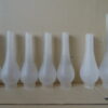 Antiek olielamp glas 9 euro per stuk 23 en 30 cm