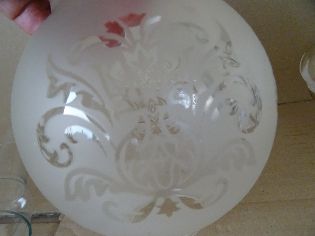 Antiek olielamp glas 9 euro per stuk - Afbeelding 8