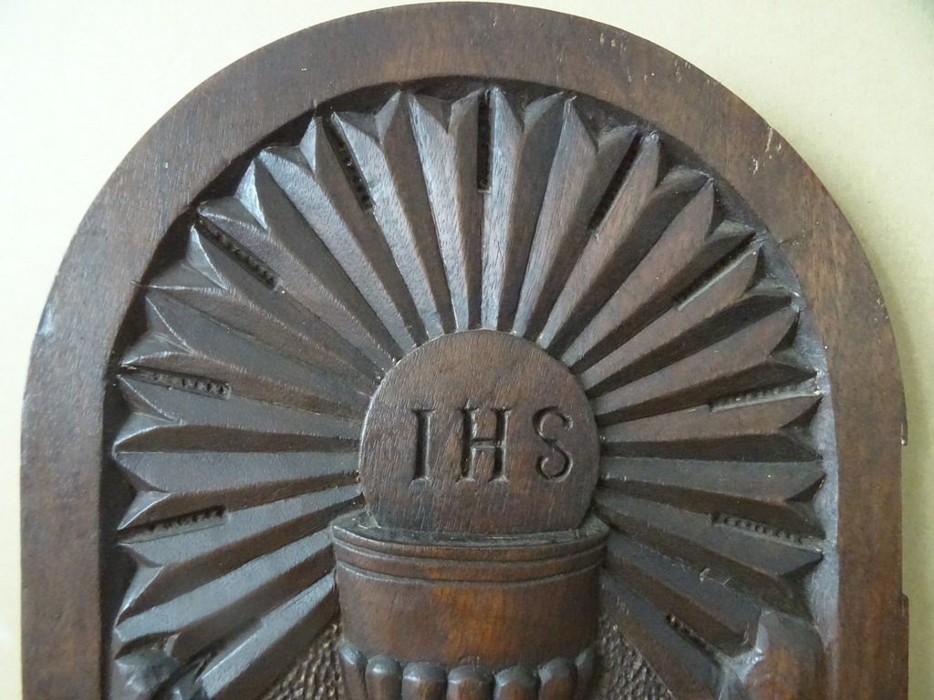 Antiek tabernakel deurtje 22x35cm - Afbeelding 2