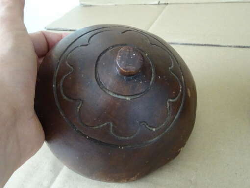 Afrikaans 6-koppig beeld met pot 39cm