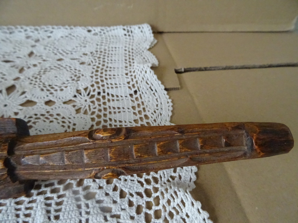 Houten beeld krokodil 52cm LM 1967 - Afbeelding 13