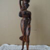 Indonesisch beeld halfnaakte vrouw 34cm