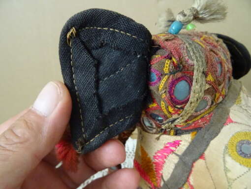 Indiaas beeld Rajasthani olifant 23cm vintage