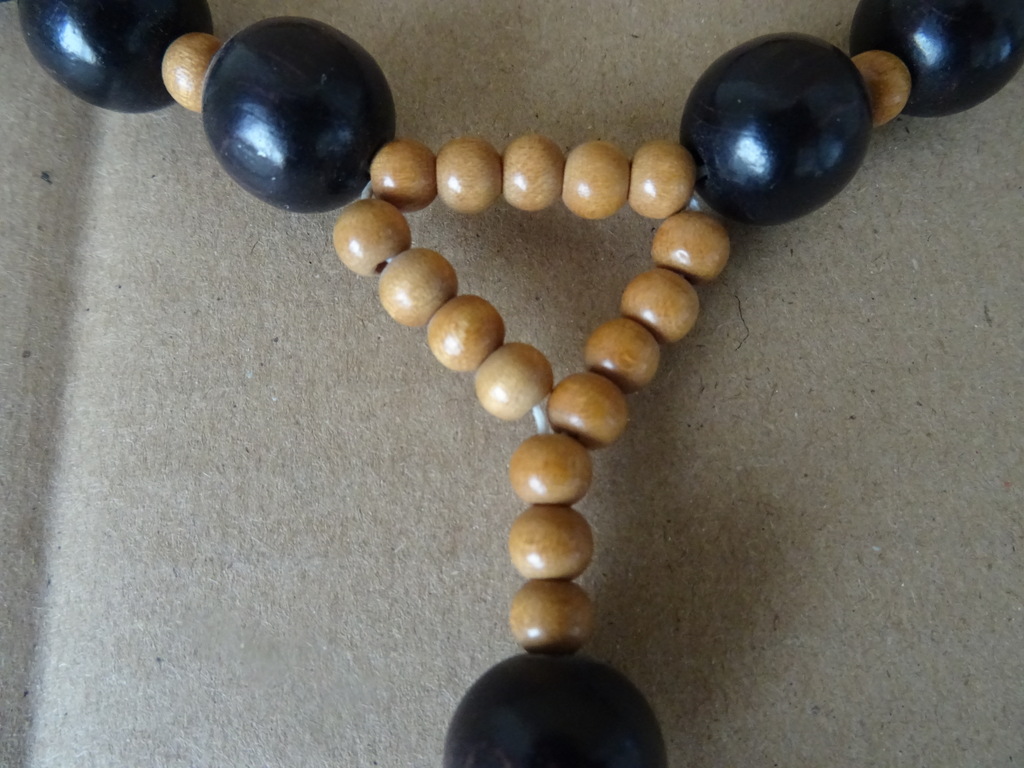 Grote houten rozenkrans 83cm - Afbeelding 4