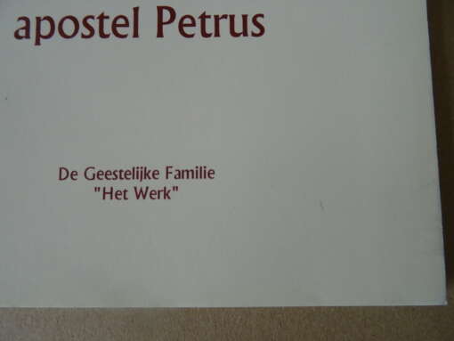 "Het Werk" Het graf van de apostel Petrus