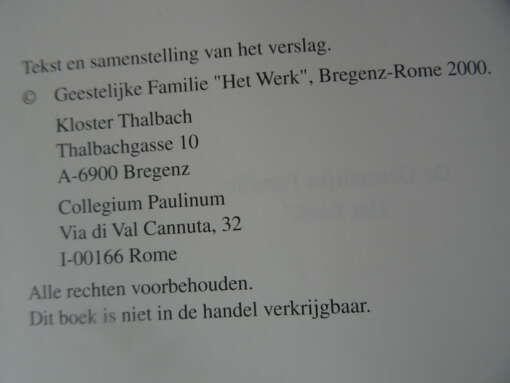 "Het Werk" Het graf van de apostel Petrus
