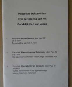 Pauselijke Documenten over de Verering van het Goddelijk Hart van Jesus