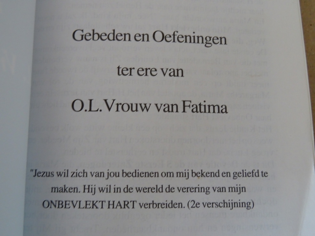Gebeden en Oefeningen ter ere van O.L. Vrouw van Fatima - Afbeelding 30