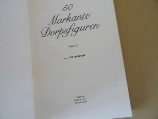 Jef Bonten 50 Markante Dorpsfiguren