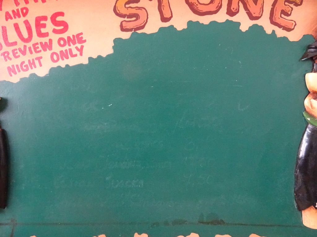 Vintage pubbord menubord Flintstones Stone brothers 76x60cm - Afbeelding 11