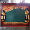Vintage pubbord menubord Flintstones Stone brothers