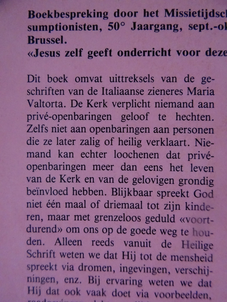 Maria Valtorta Jezus zelf geeft onderricht Deel 2 Maria Valtorta Jezus zelf geeft onderricht Deel 2