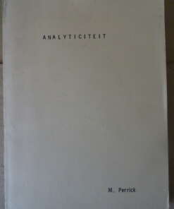 M. Perrick Analyticiteit
