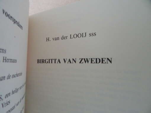 H. van der Looij sss Birgitta van Zweden