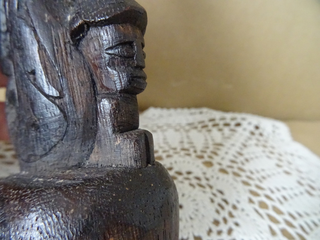 Inheems mythologisch houten beeld 24cm Inheems mythologisch houten beeld 24cm