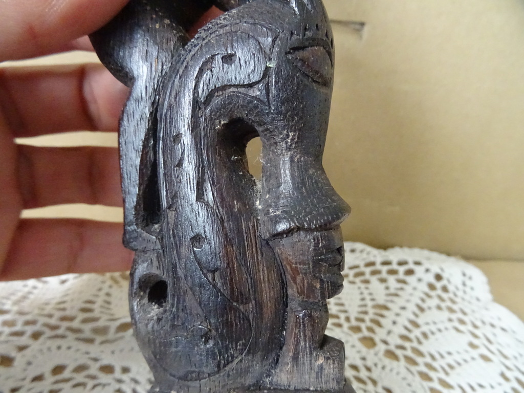 Inheems mythologisch houten beeld 24cm Inheems mythologisch houten beeld 24cm