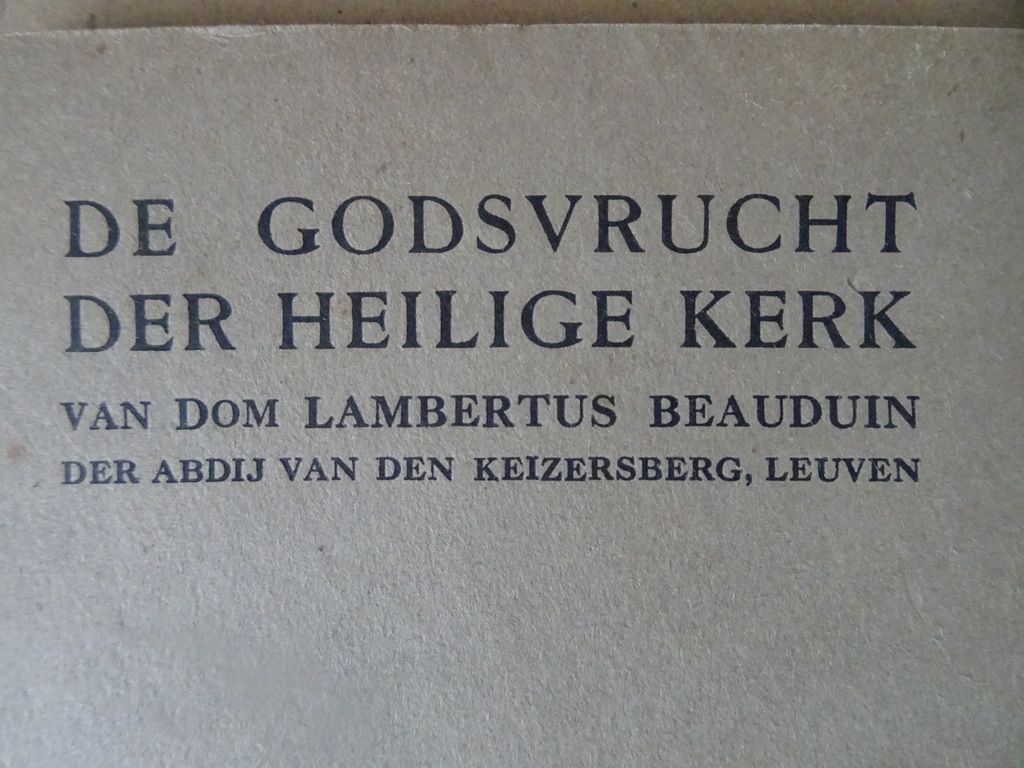 Dom Lambertus Beauduin De Godsvrucht der heilige kerk - Afbeelding 2