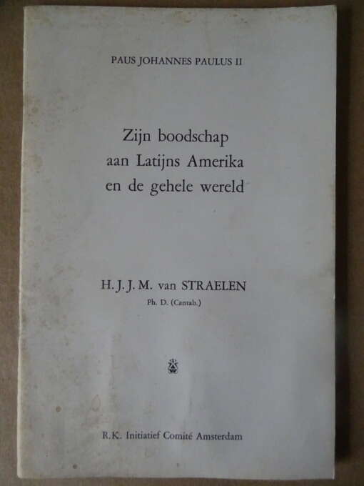 H. J. J. M. van Straelen Paus Johannes Paulus II
