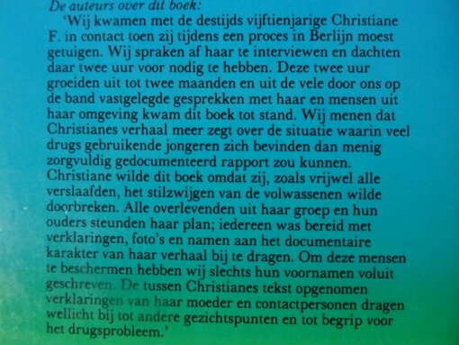 Kai Hermann en Horst Rieck Christiane F. Verslag van een junkie