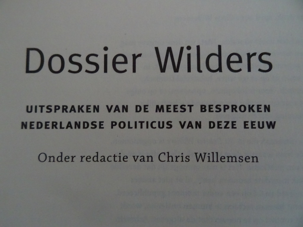 Chris Willemsen Dossier Wilders - Afbeelding 3