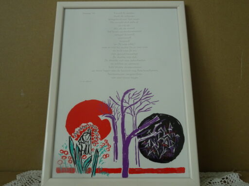 J. C. M. Ploum Kerstmis '91 gedicht 23x31cm