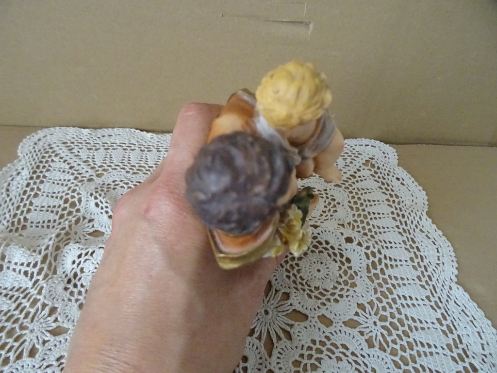 Vintage Jozefbeeld Heilige Jozef en Jezus 19cm Paben - Afbeelding 8