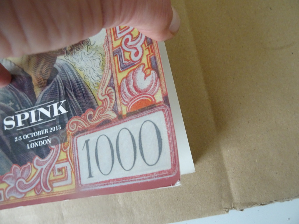 Spink World Banknotes 2-3 october 2013 London - Afbeelding 3
