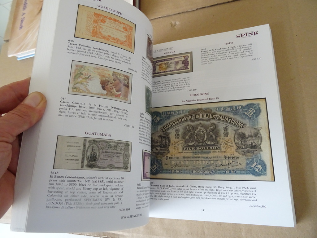 Spink World Banknotes 2-3 october 2013 London - Afbeelding 8