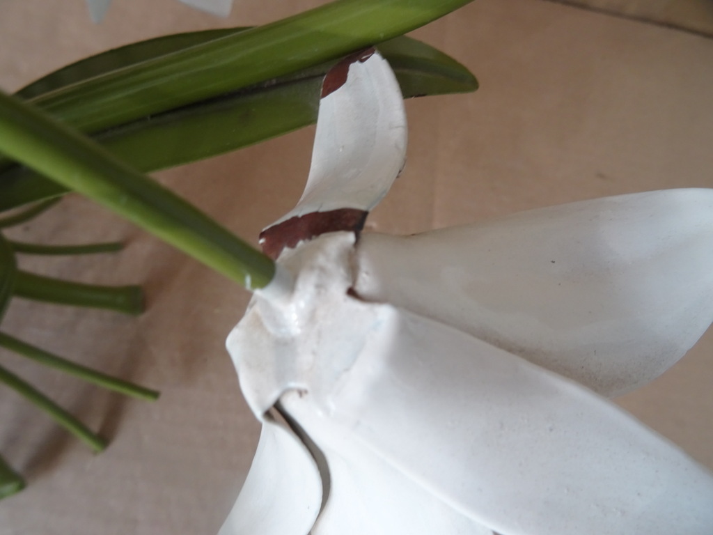 Vintage Italiaanse tole kroonluchter 55cm Vintage Italiaanse tole kroonluchter 55cm