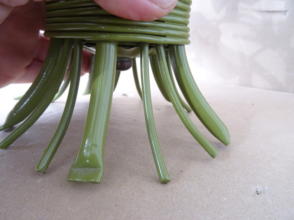 Vintage Italiaanse tole kroonluchter 55cm Vintage Italiaanse tole kroonluchter 55cm