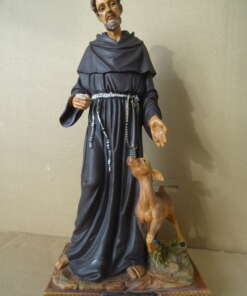Beeld Heilige Franciscus 41cm resin Beeld Heilige Franciscus 41cm resin