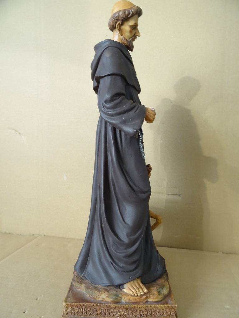 Beeld Heilige Franciscus 41cm resin - Afbeelding 14