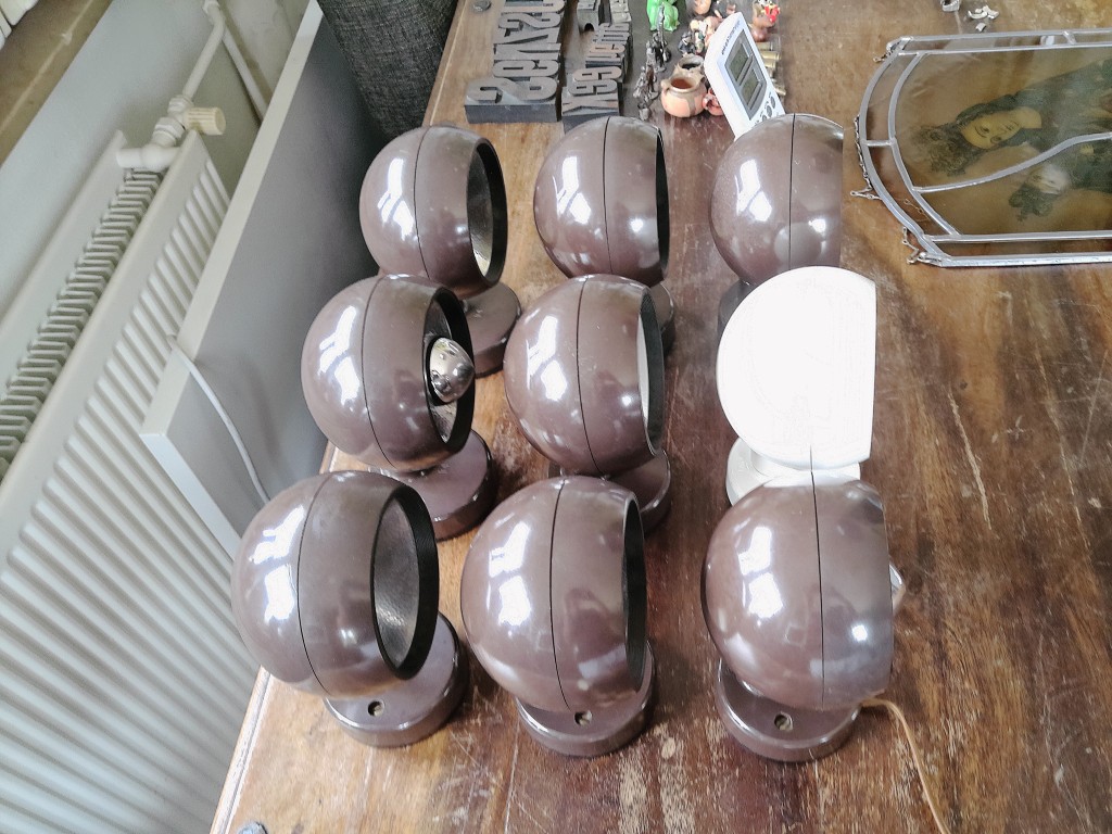 Vintage Philips Louis Kalff spot lamp 39 euro per stuk - Afbeelding 8