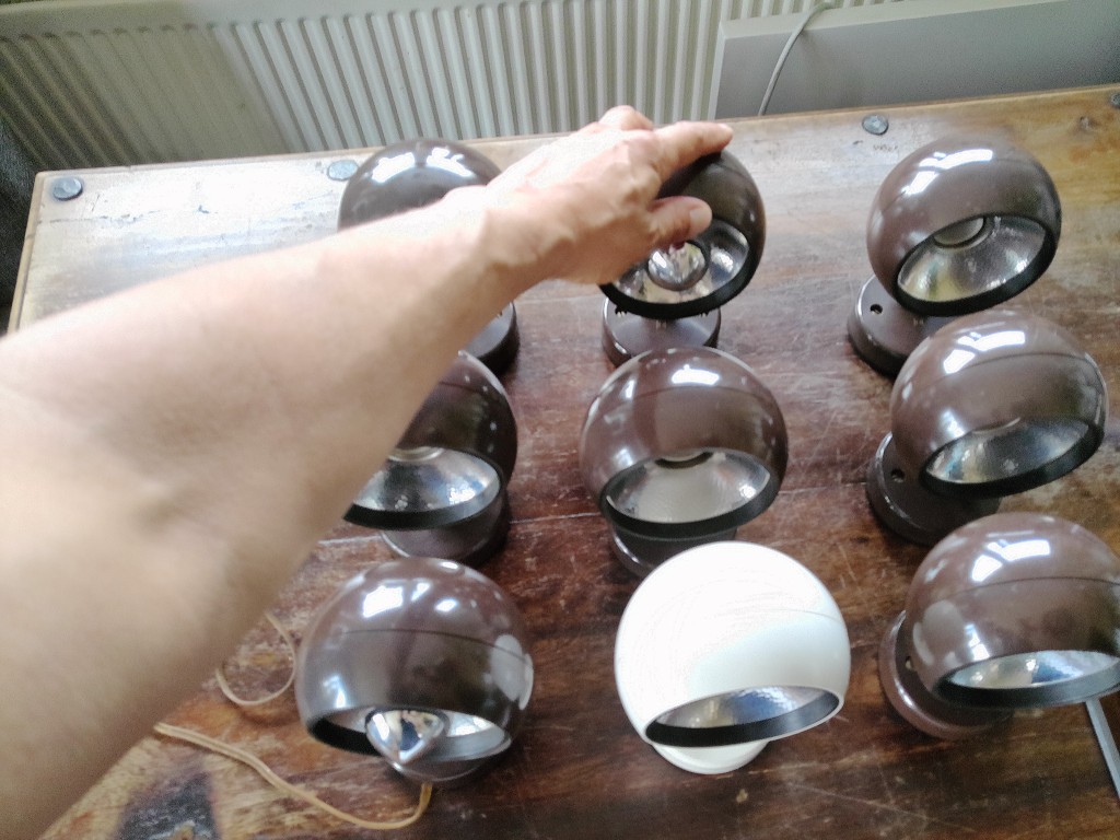 Vintage Philips Louis Kalff spot lamp 39 euro per stuk - Afbeelding 11
