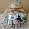 Vintage Chinees vaasje of gemberpotje 12cm