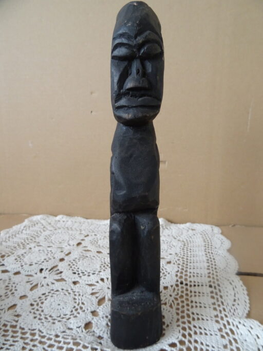 Alternative view of Inheems houten beeld 14cm vruchtbaarheidsbeeld?