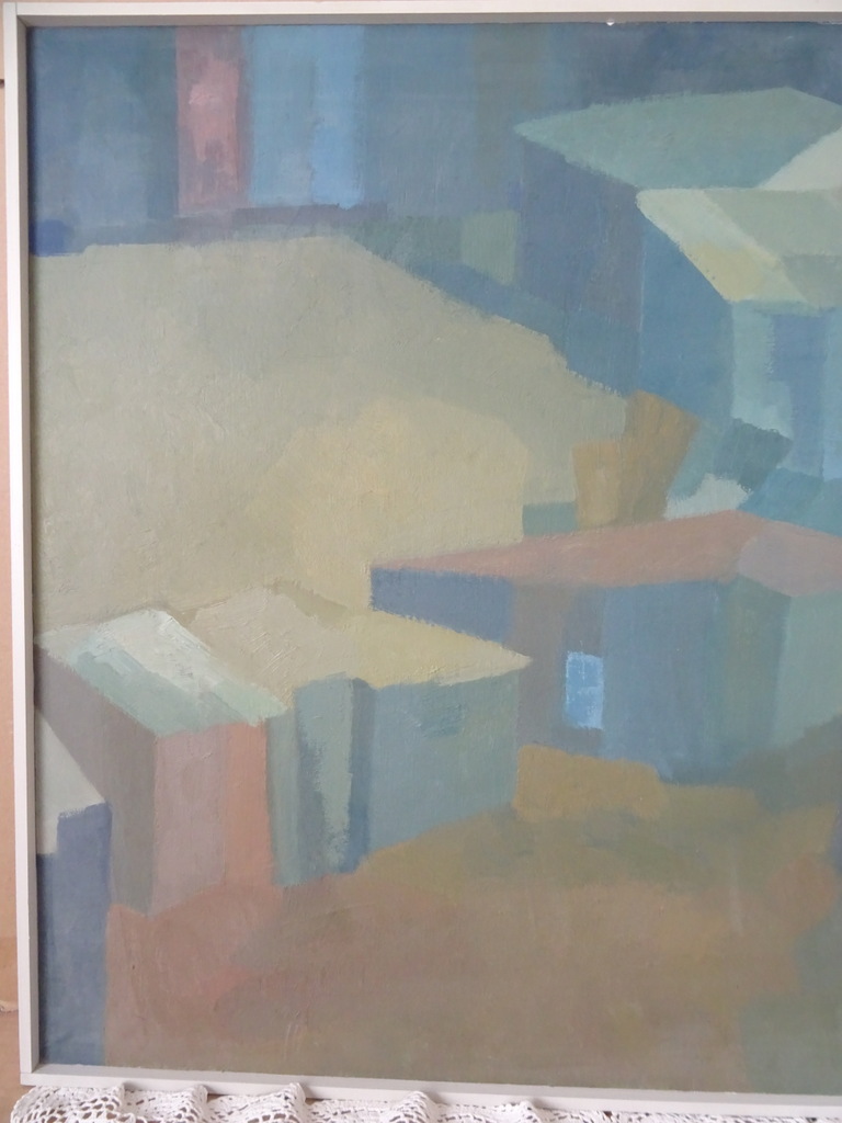 Schilderij Laar 95 kubisme stijl 72x62cm - Afbeelding 3