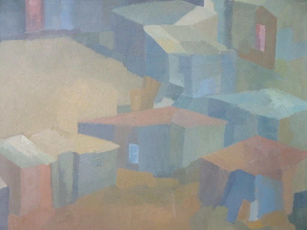 Schilderij Laar 95 kubisme stijl 72x62cm - Afbeelding 5