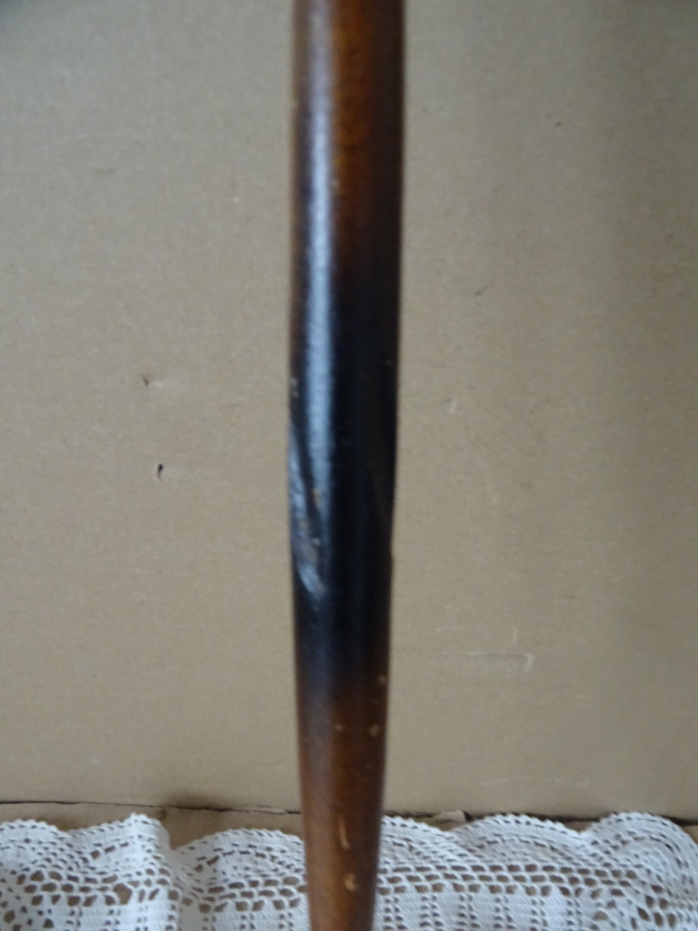 Vintage hoornen schoenlepel met paardenhoofd 51cm - Afbeelding 3