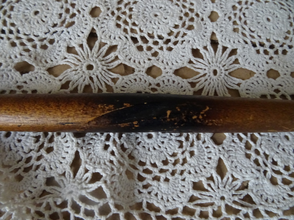 Vintage hoornen schoenlepel met paardenhoofd 51cm - Afbeelding 8