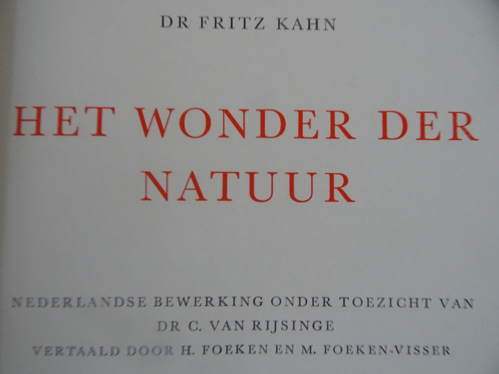 Dr. Fritz Kahn Het wonder der natuur - Afbeelding 4