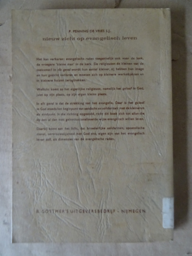 P. Penning de Vries Nieuw zicht op evangelisch leven - Afbeelding 10
