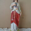 Stenen beeld Heilige Apollonia 29cm