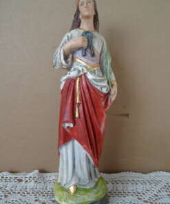 Stenen beeld Heilige Apollonia 29cm Stenen beeld Heilige Apollonia 29cm