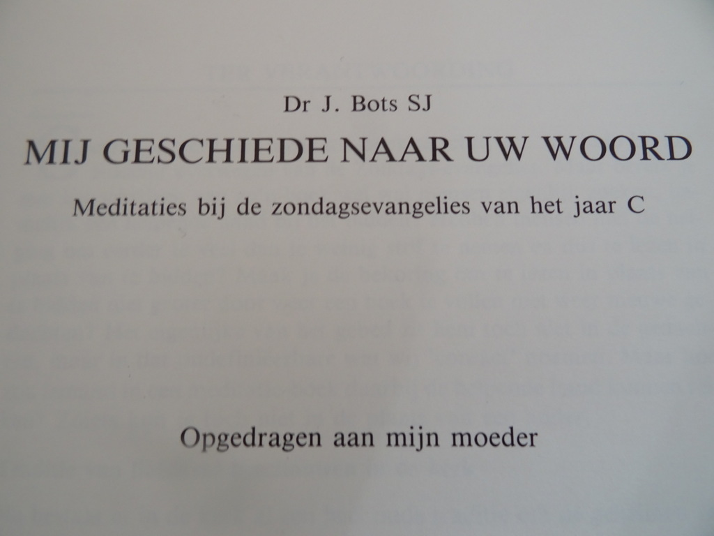 Dr. J. Bots SJ Mij geschiede naar uw woord - Afbeelding 4