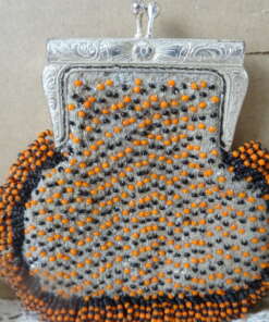 Vintage beugelbeurs kraaltjesbeurs Art deco stijl Vintage beugelbeurs kraaltjesbeurs Art deco stijl