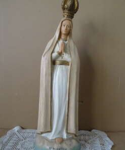 Antiek of vintage Mariabeeld ND Fatima 45cm Antiek of vintage Mariabeeld ND Fatima 45cm