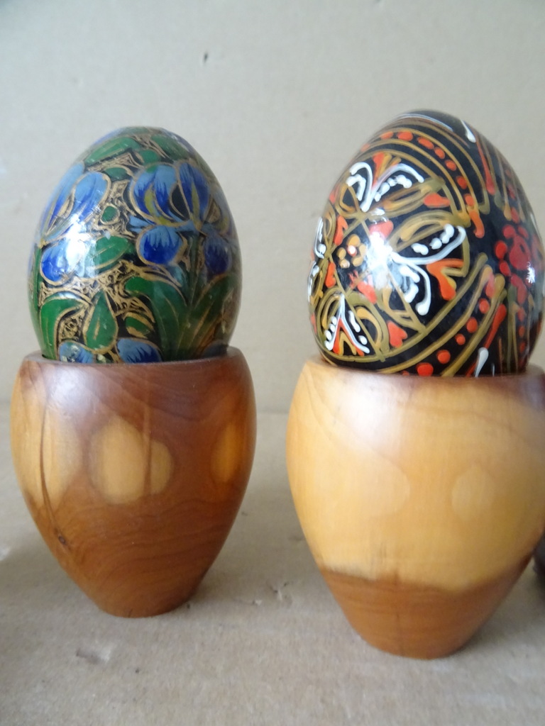 Collectie vintage beschilderde eieren - Afbeelding 15