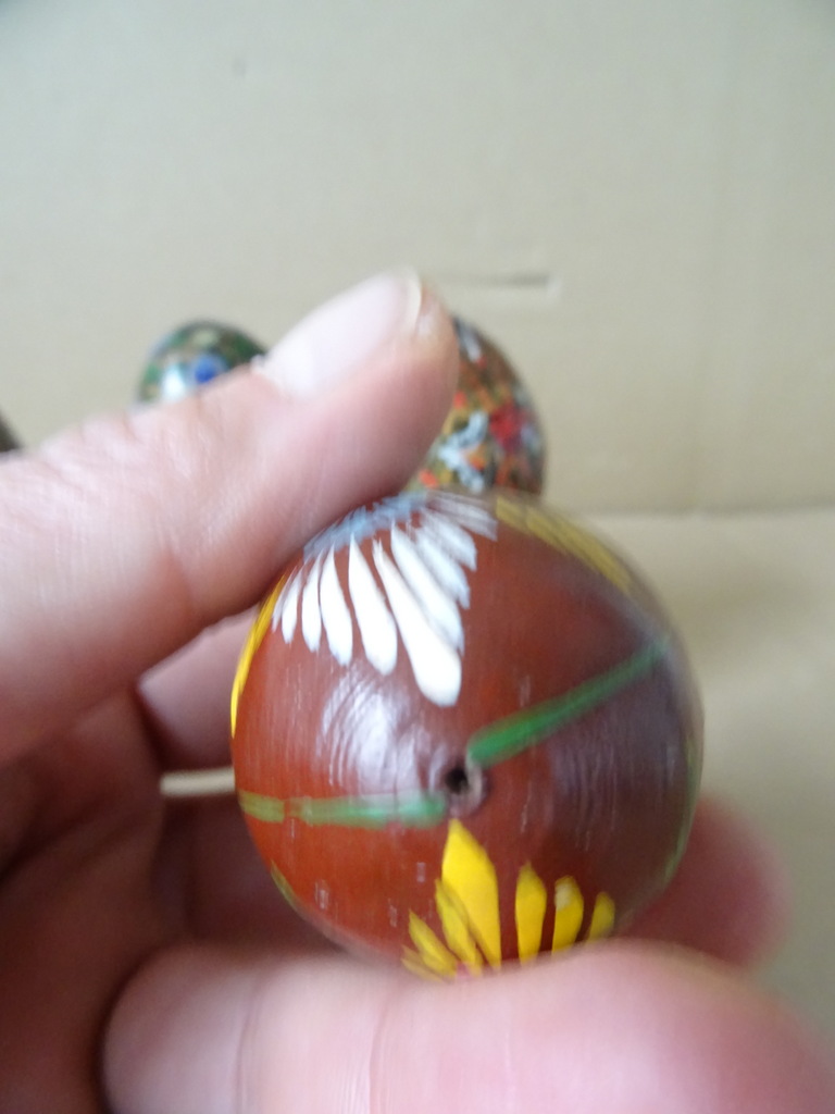 Collectie vintage beschilderde eieren - Afbeelding 21